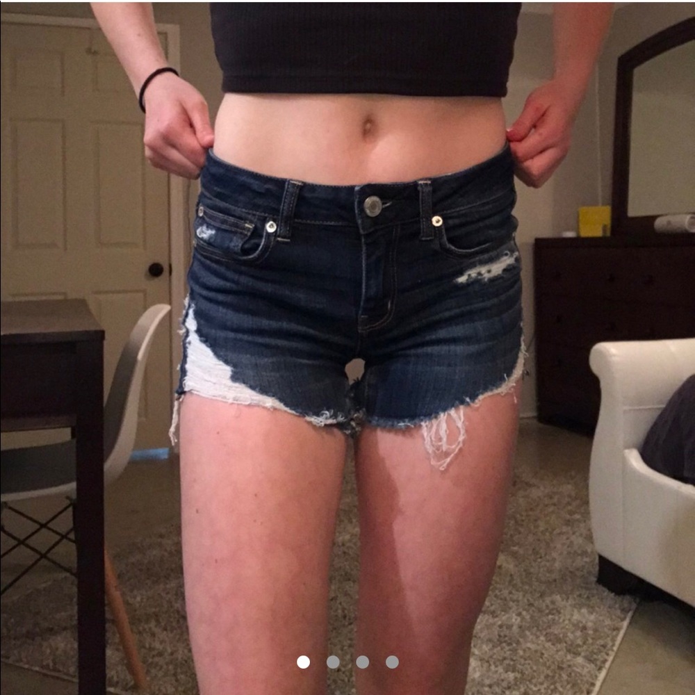 American eagle ripped shorts